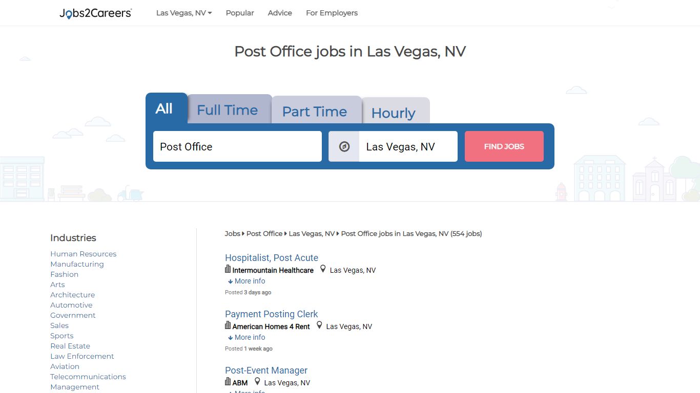 Post Office Jobs in Las Vegas, NV | Jobs2Careers