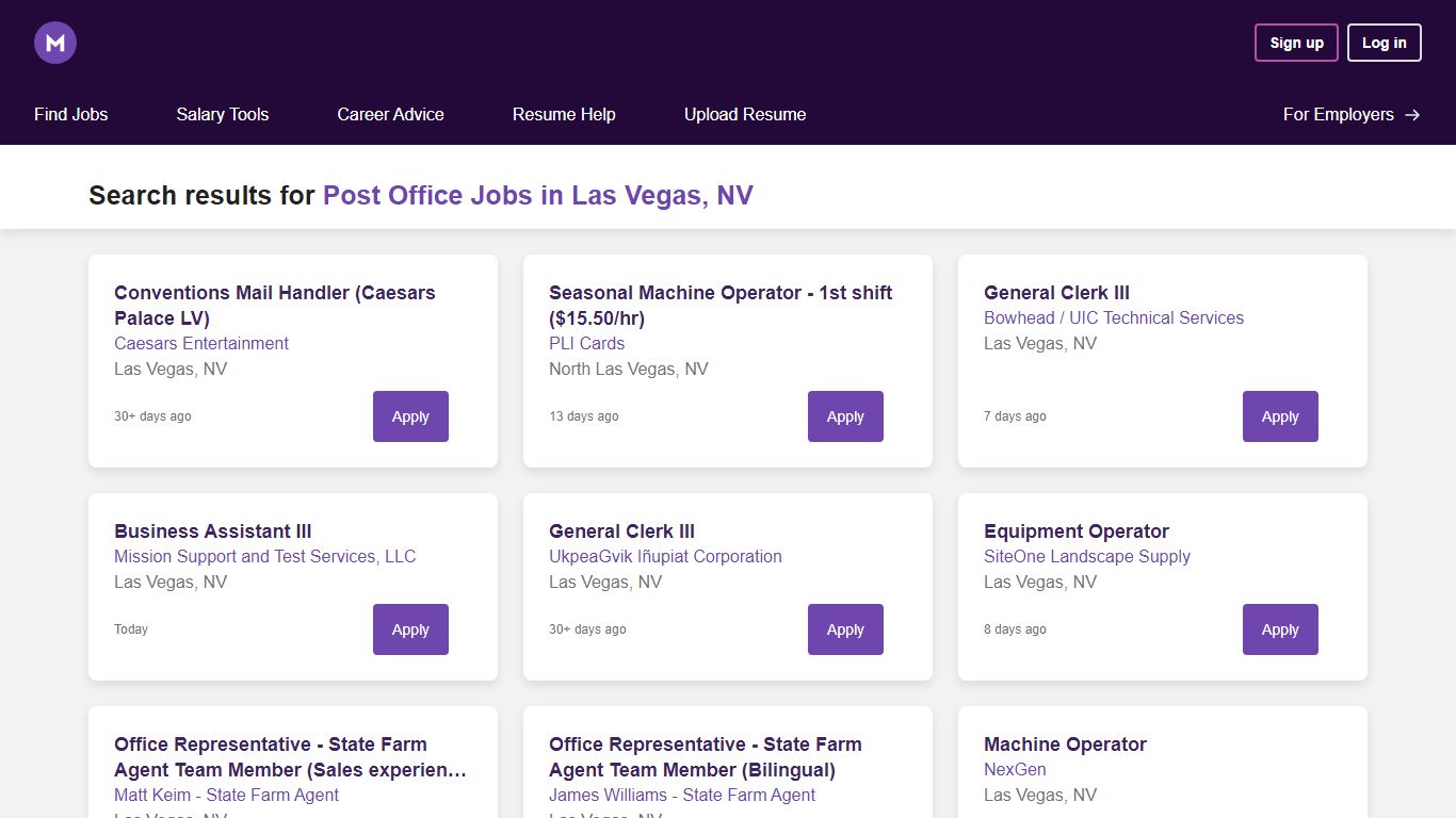 Post Office Jobs in Las Vegas, NV | Monster.com